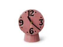 Klok RETRO CERAMIC - Chroom HKI ACL0001