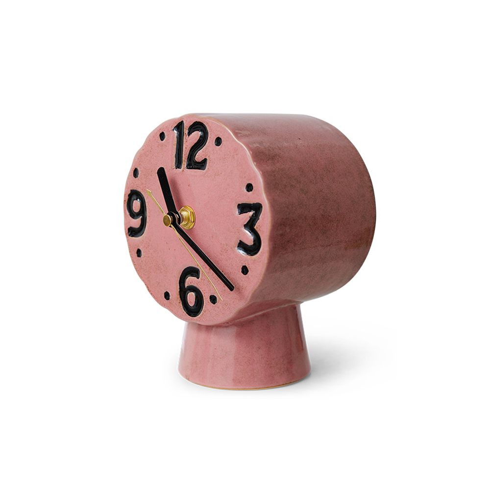 Klok RETRO CERAMIC - Chroom HKI ACL0001