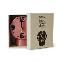Klok RETRO CERAMIC - Chroom HKI ACL0001