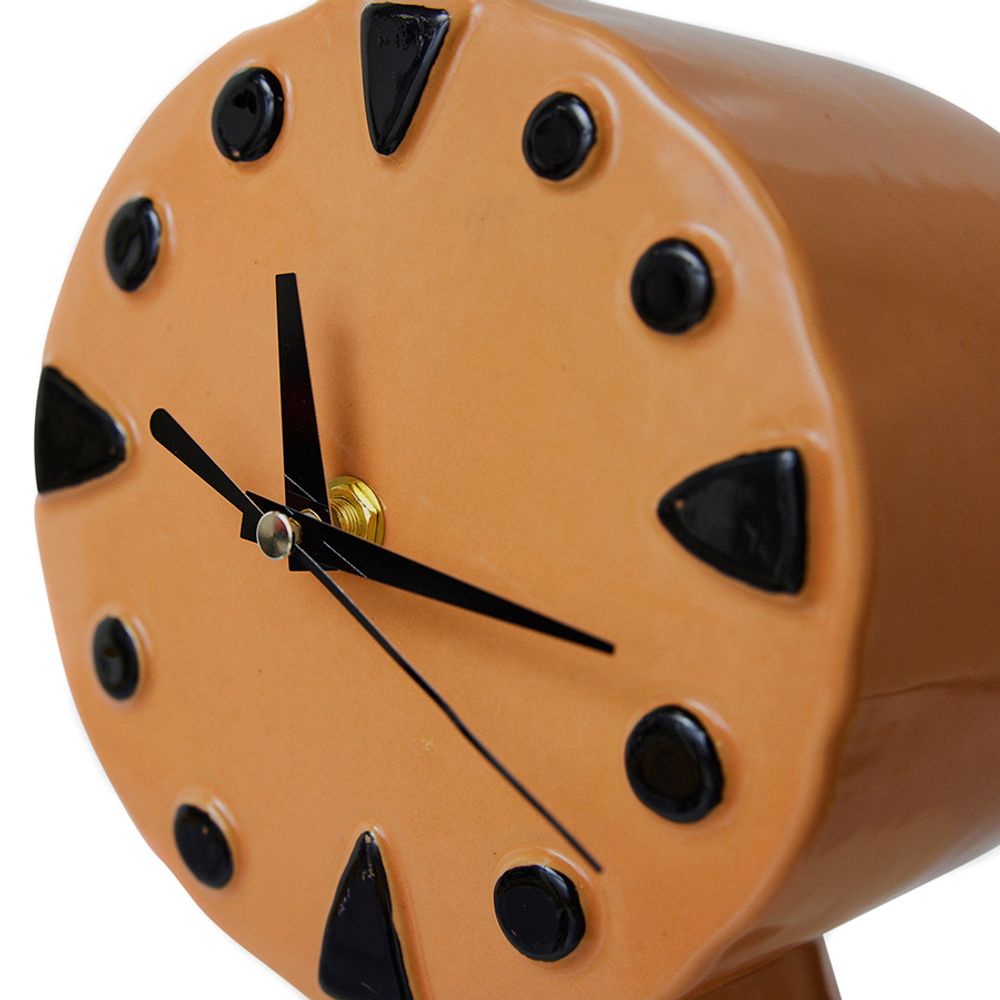 Klok RETRO CERAMIC - Chroom HKI ACL0004