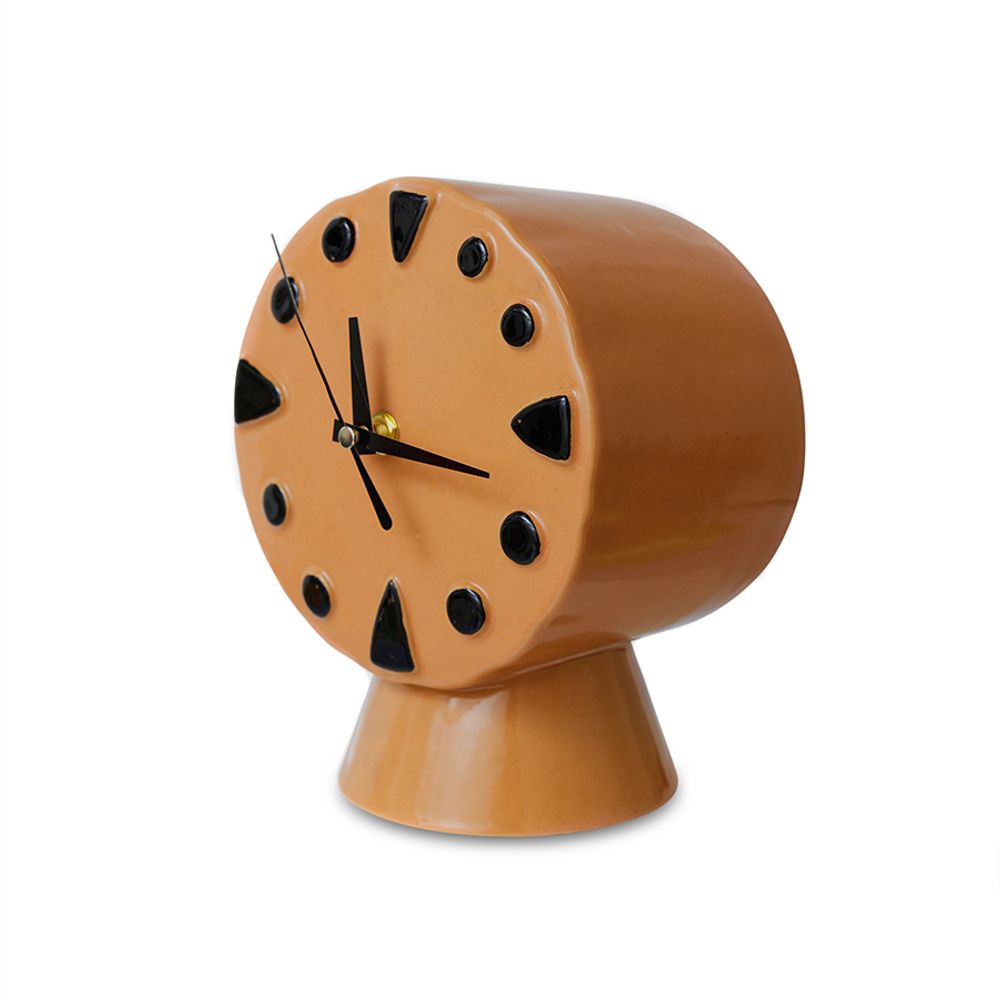 Klok RETRO CERAMIC - Chroom HKI ACL0004