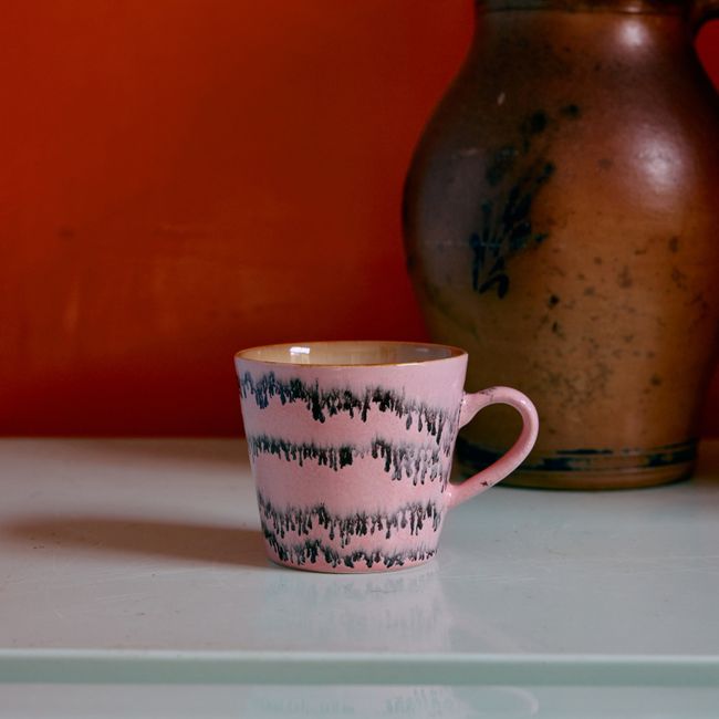 Cappuccino-mok 70S CERAMICS - Roze