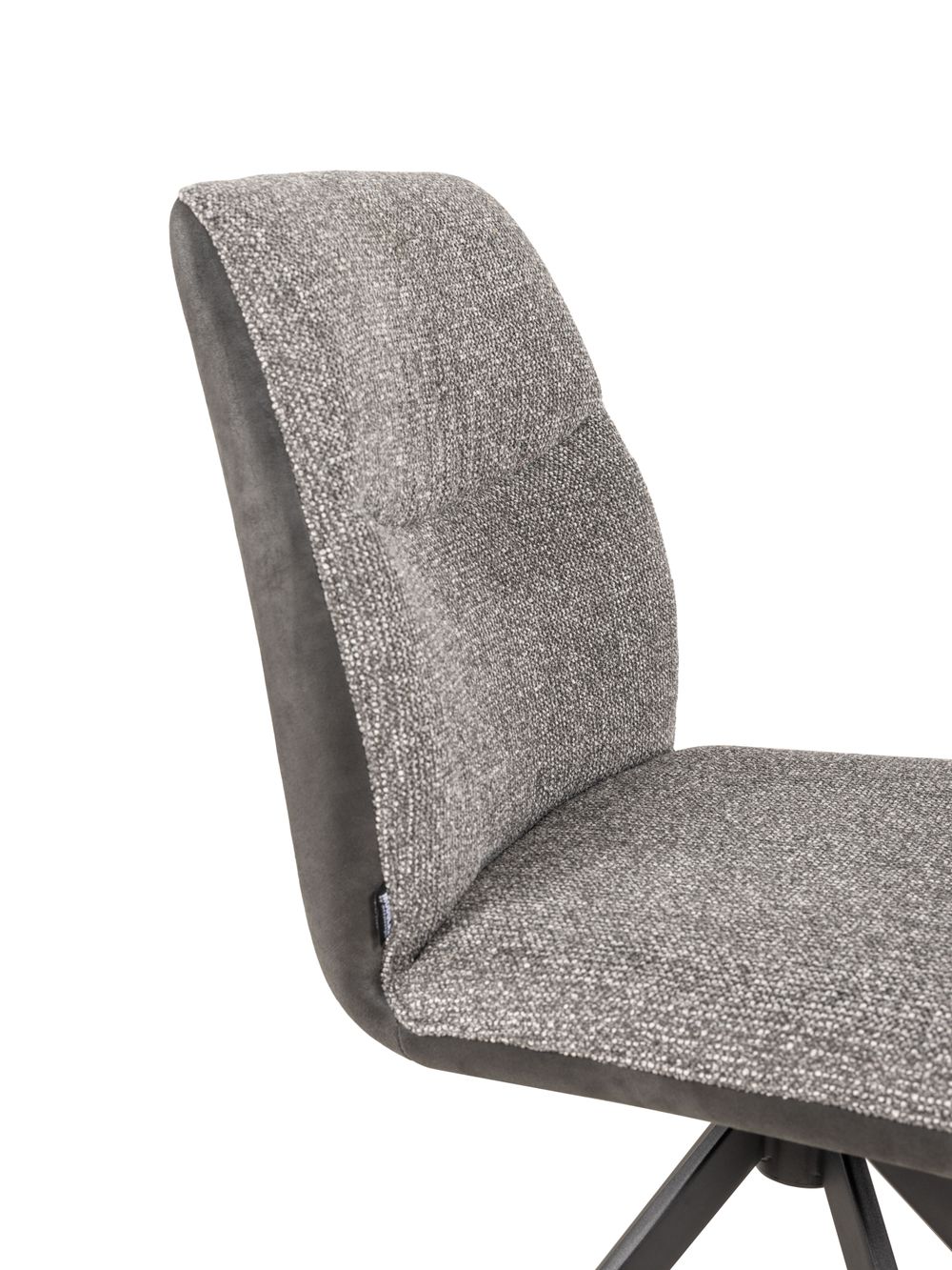 Set van 6 eetkamerstoelen FERRARA - Grijs C-MED-FE-SET1