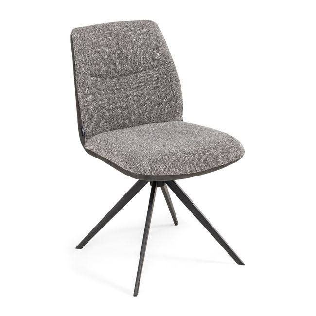 Set van 6 eetkamerstoelen FERRARA - Grijs