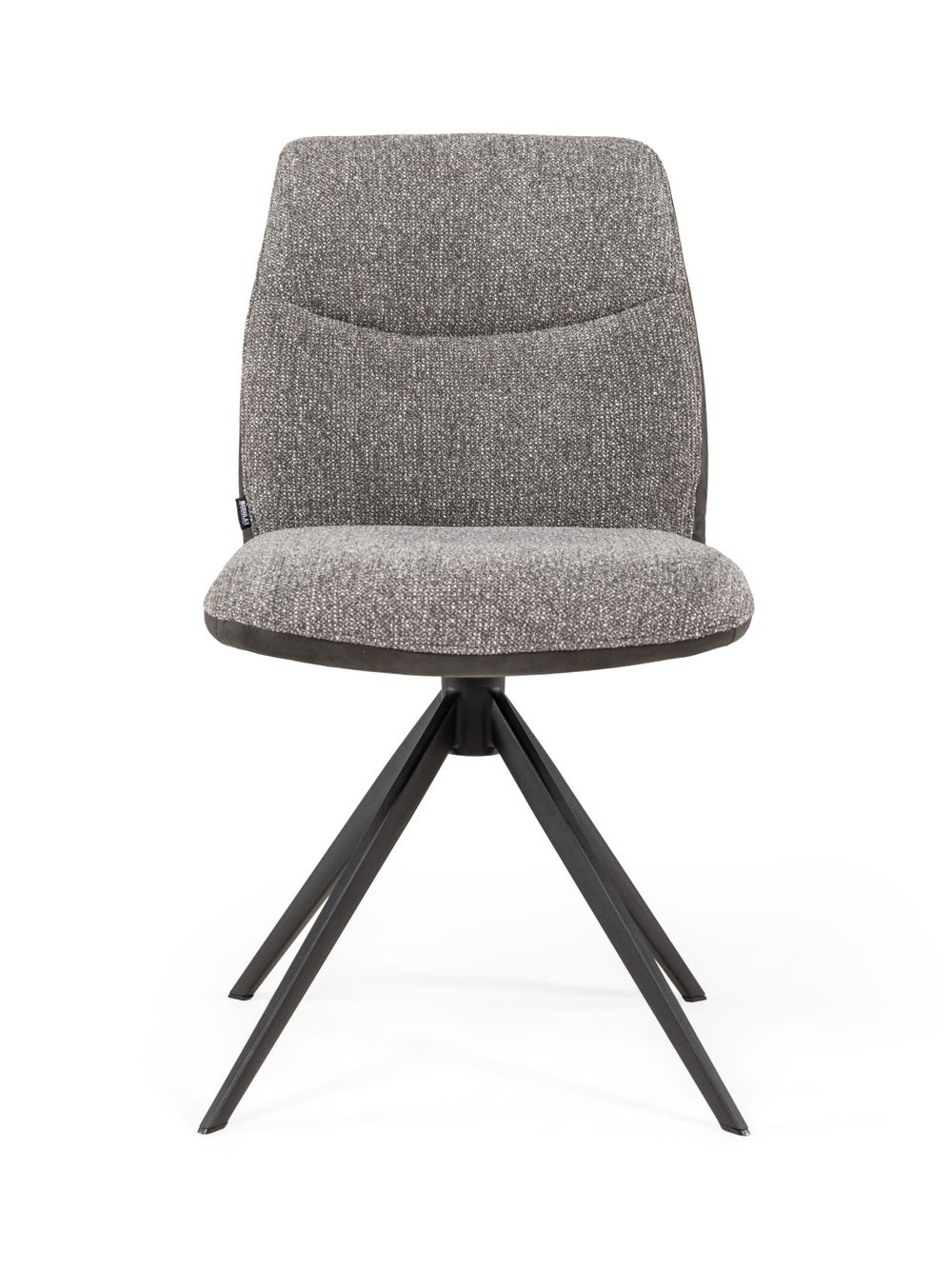Set van 6 eetkamerstoelen FERRARA - Grijs C-MED-FE-SET1