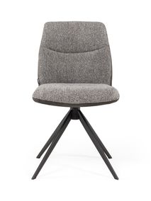 Set van 6 eetkamerstoelen FERRARA - Grijs C-MED-FE-SET1