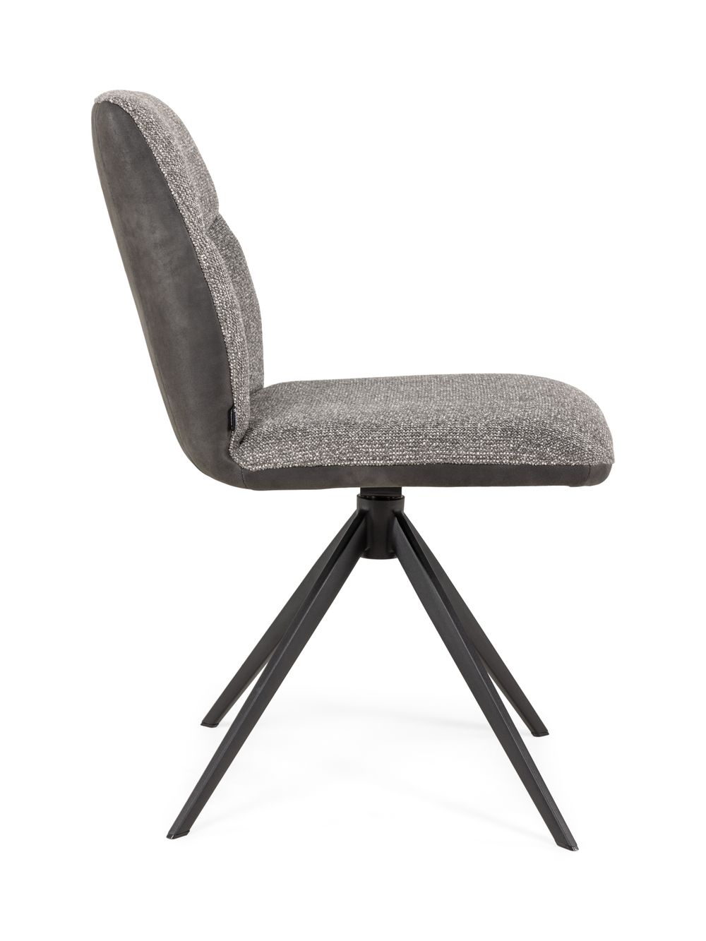Set van 6 eetkamerstoelen FERRARA - Grijs C-MED-FE-SET1
