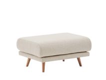 Poef KARIN - Ecru / Walnoot KAV S80980SI39-SE-NAT