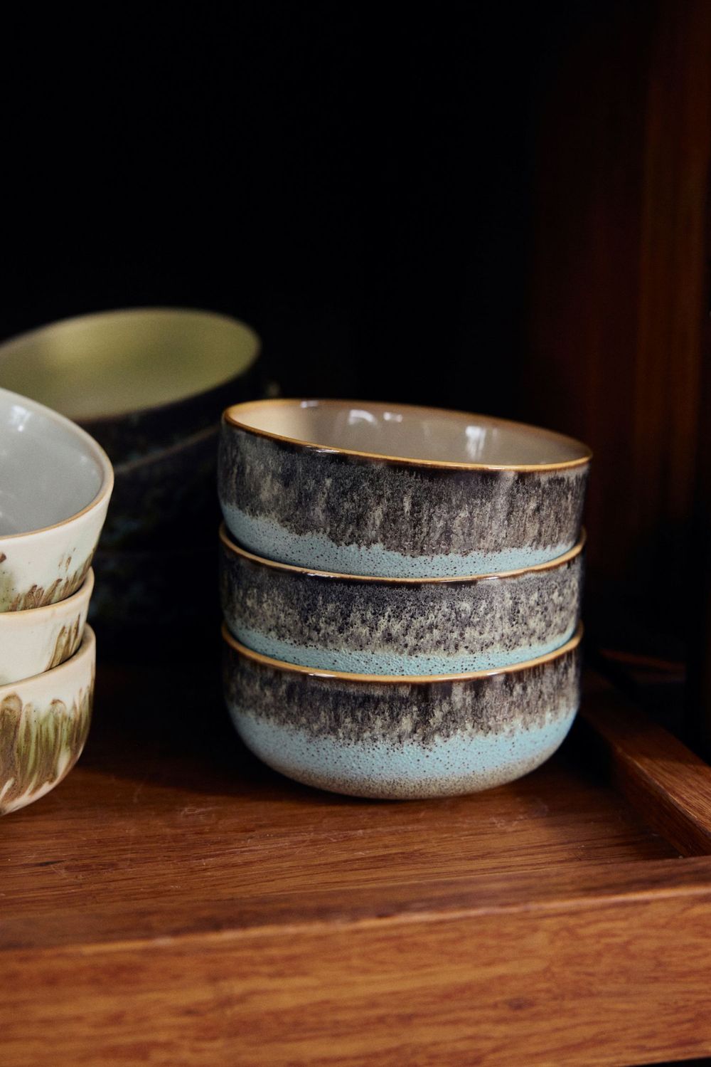 Tapasschaaltje 70S CERAMICS - Groen HKI KST0172