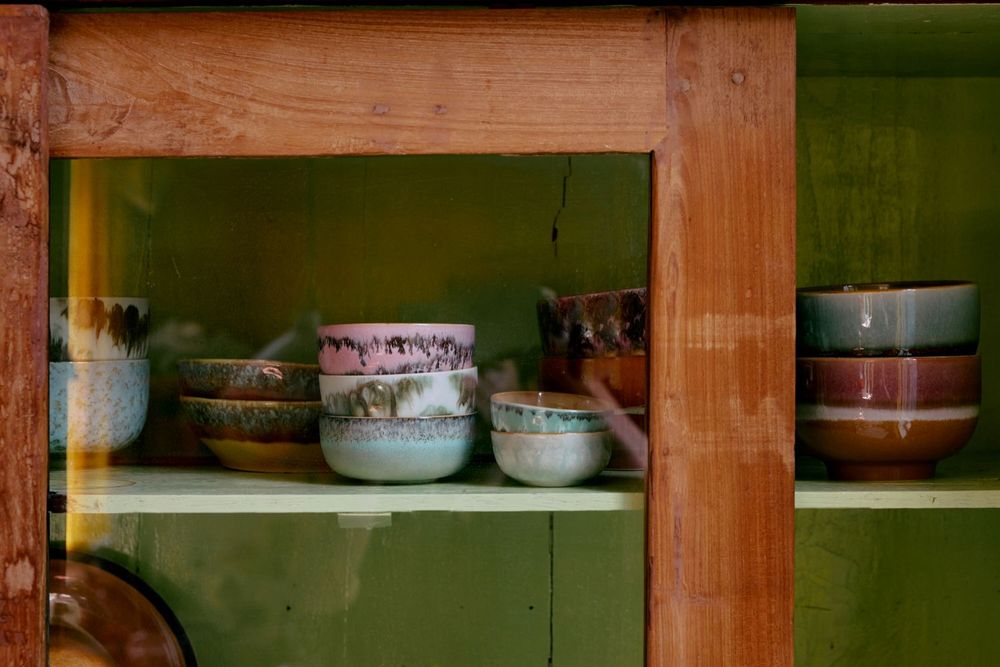 Tapasschaaltje 70S CERAMICS - Groen HKI KST0172