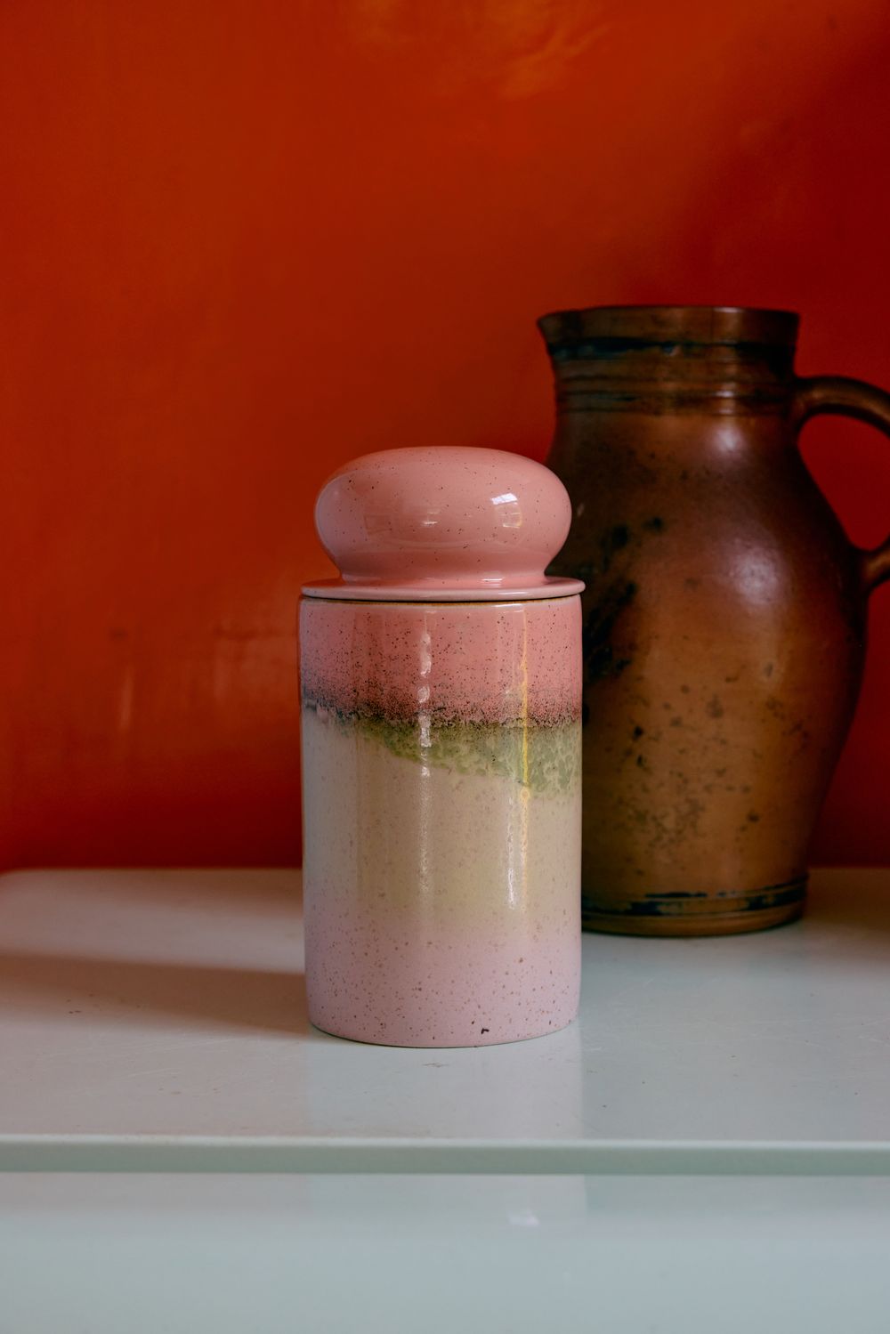 Voorraadpot 70s CERAMICS - Roze HKI KST0193