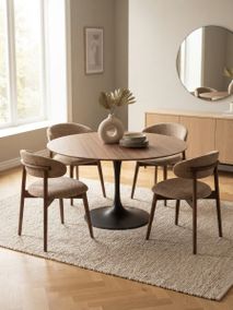 Eetkamertafel LUNA - Notelaarfineer CRE-4-TZ4