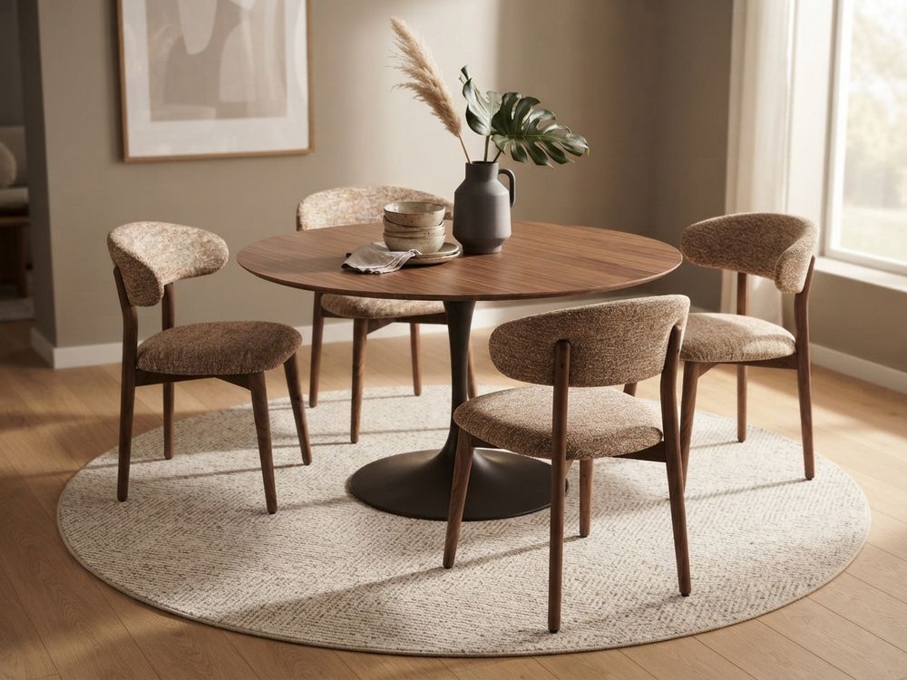 Eetkamertafel LUNA - Notelaarfineer CRE-4-TZ4