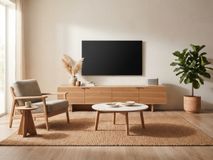 Tv-meubel NORLEN - Walnootfineer KAV M00292MO10