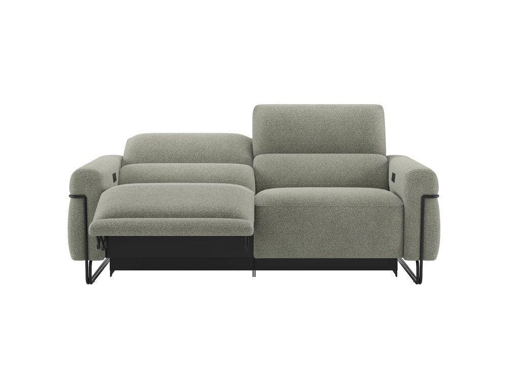 3-zit met elektr. relaxen CREAZZO - Olijfgroen XOO 54300-2-CO