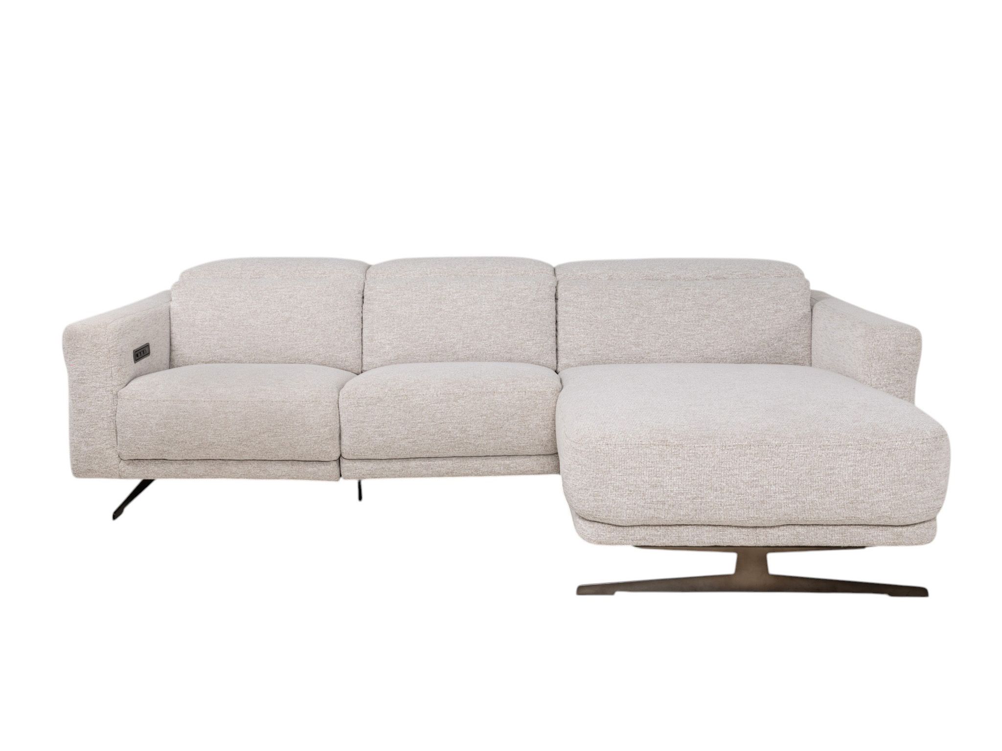 Hoekzetel met relax MASSIMO - Beige C-RCR-95-HKS1