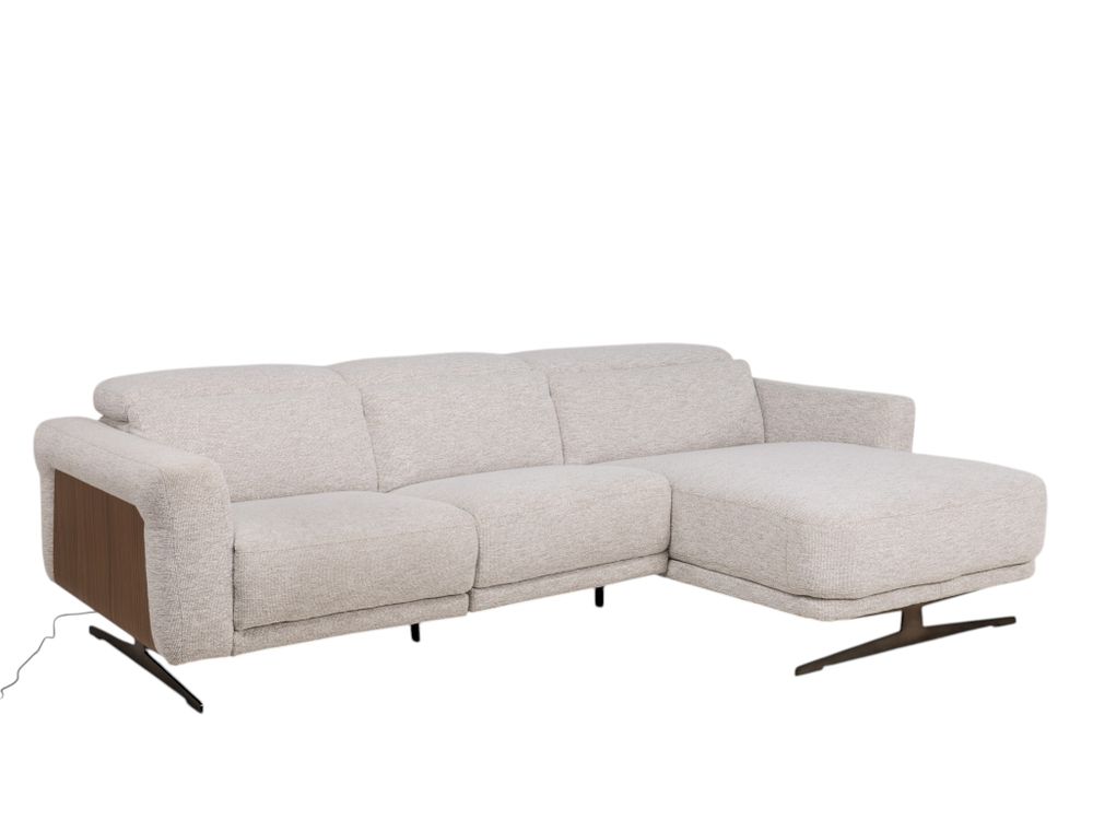 Hoekzetel met relax MASSIMO - Beige C-RCR-95-HKS1