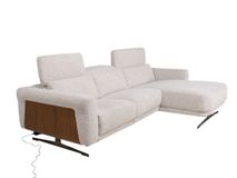 Hoekzetel met relax MASSIMO - Beige C-RCR-95-HKS1