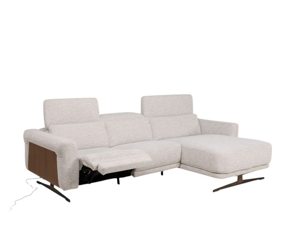 Hoekzetel met relax MASSIMO - Beige C-RCR-95-HKS1