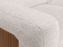 Hoekzetel met relax MASSIMO - Beige C-RCR-95-HKS1