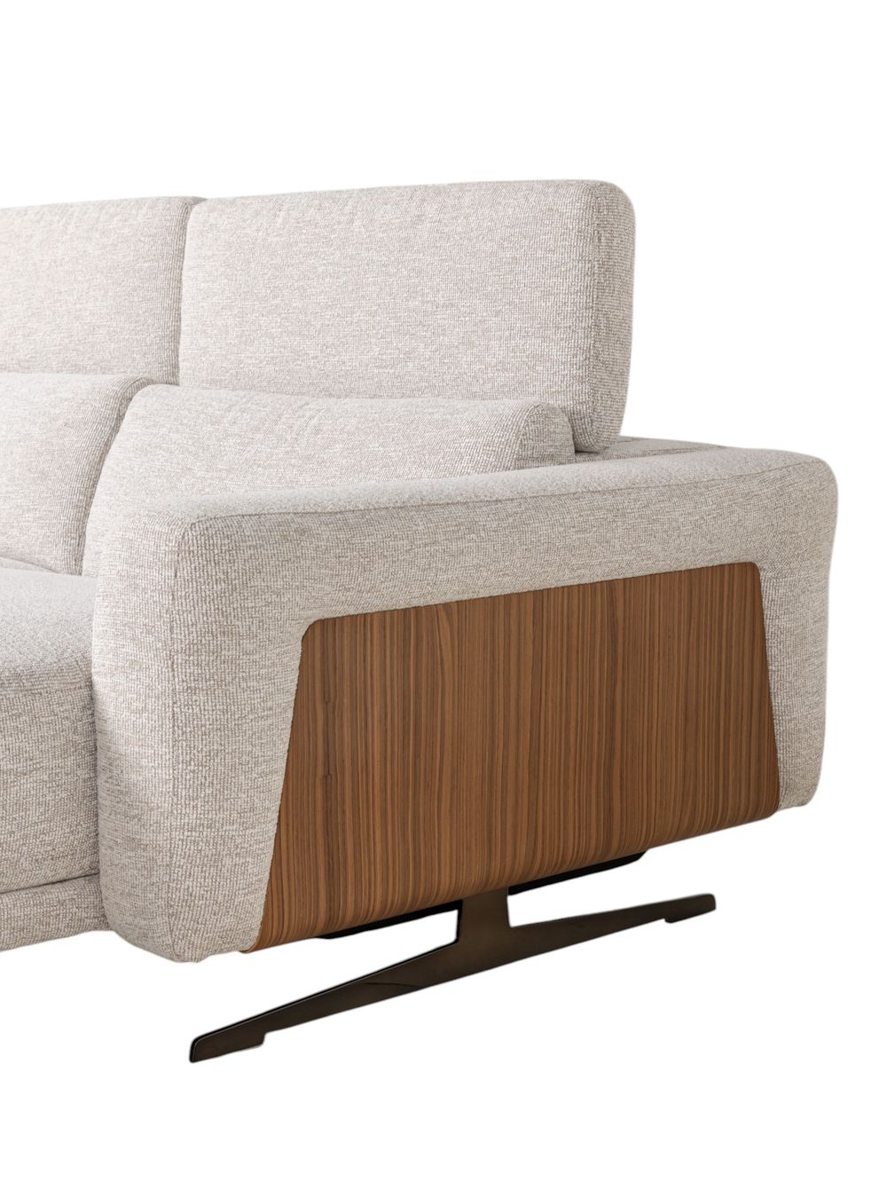 Hoekzetel met relax MASSIMO - Beige C-RCR-95-HKS1