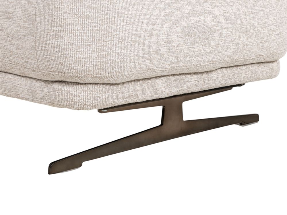 Hoekzetel met relax MASSIMO - Beige C-RCR-95-HKS1