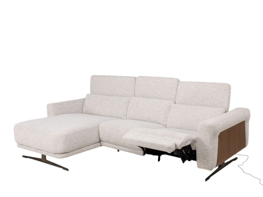 Hoekzetel met relax MASSIMO - Beige C-RCR-95-HKS2