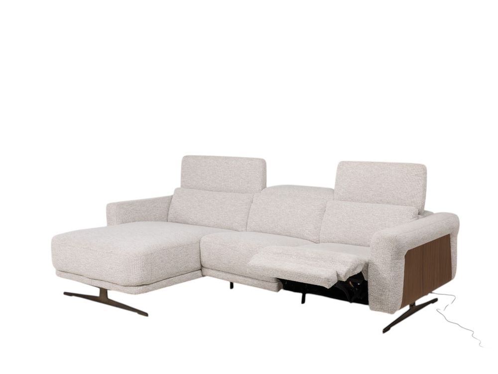 Hoekzetel met relax MASSIMO - Beige C-RCR-95-HKS2