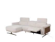 Hoekzetel met relax MASSIMO - Beige C-RCR-95-HKS2