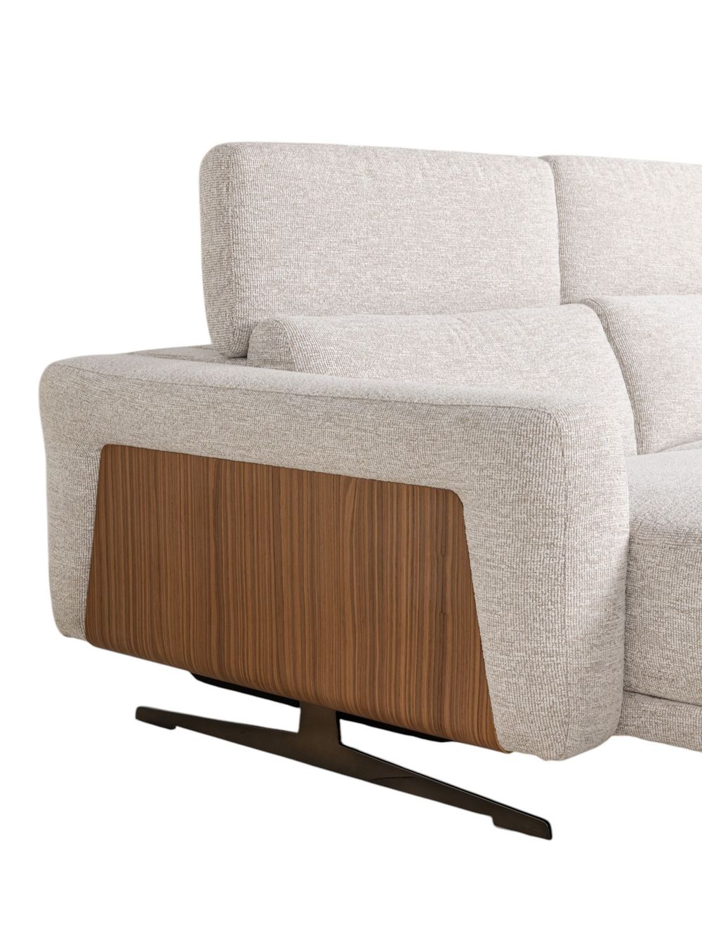 Hoekzetel met relax MASSIMO - Beige C-RCR-95-HKS2