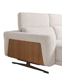 Hoekzetel met relax MASSIMO - Beige C-RCR-95-HKS2