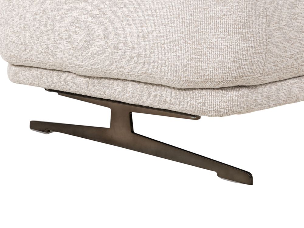 Hoekzetel met relax MASSIMO - Beige C-RCR-95-HKS2