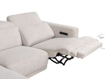 Hoekzetel met relax MASSIMO - Beige C-RCR-95-HKS2