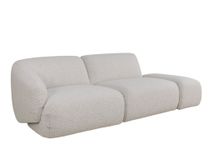 3-zit met aanbouwpoef JULES - Beige C-KUK-31-HKS2