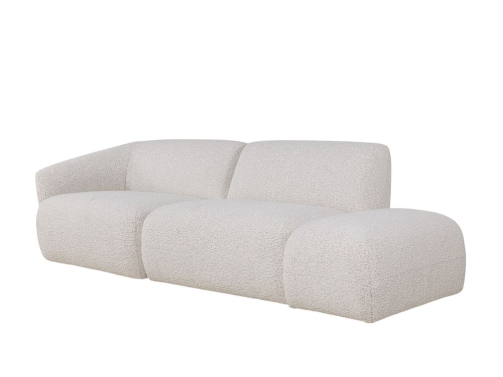 3-zit met aanbouwpoef JULES - Beige C-KUK-31-HKS2