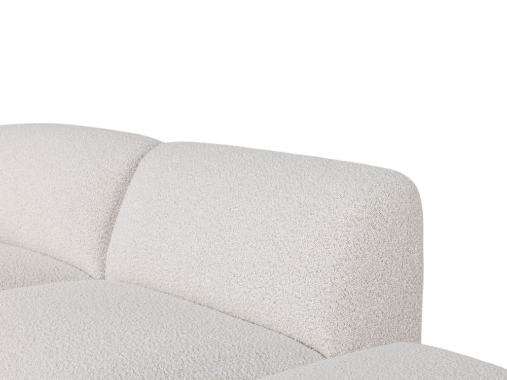 3-zit met aanbouwpoef JULES - Beige C-KUK-31-HKS2
