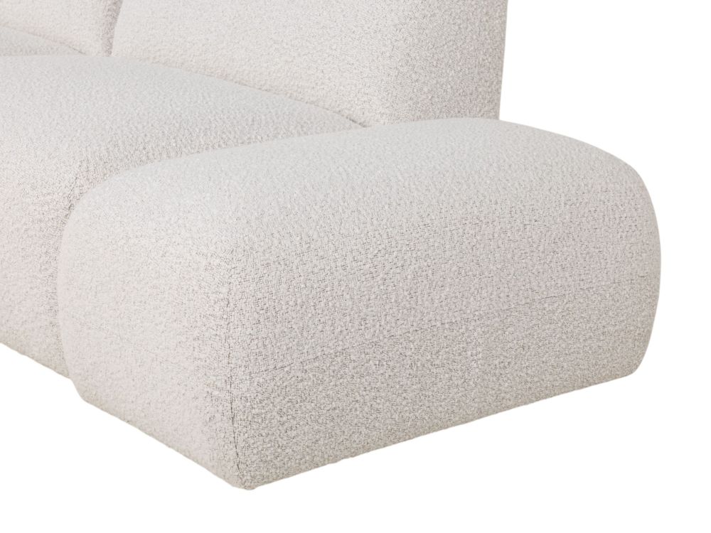 3-zit met aanbouwpoef JULES - Beige C-KUK-31-HKS2