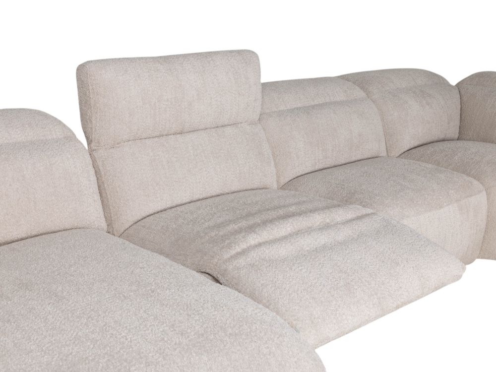 Hoekzetel met elektr. relaxen HOPPER - Crème C-KUK-30-HKS1