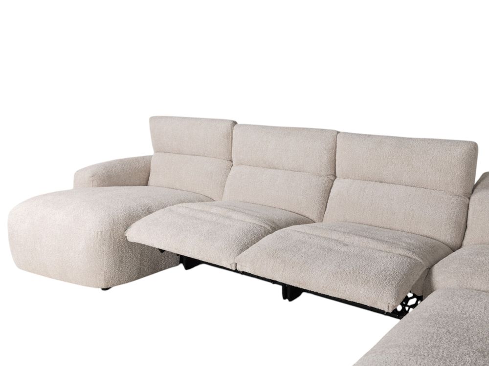 Hoekzetel met elektr. relaxen HOPPER - Crème C-KUK-30-HKS1