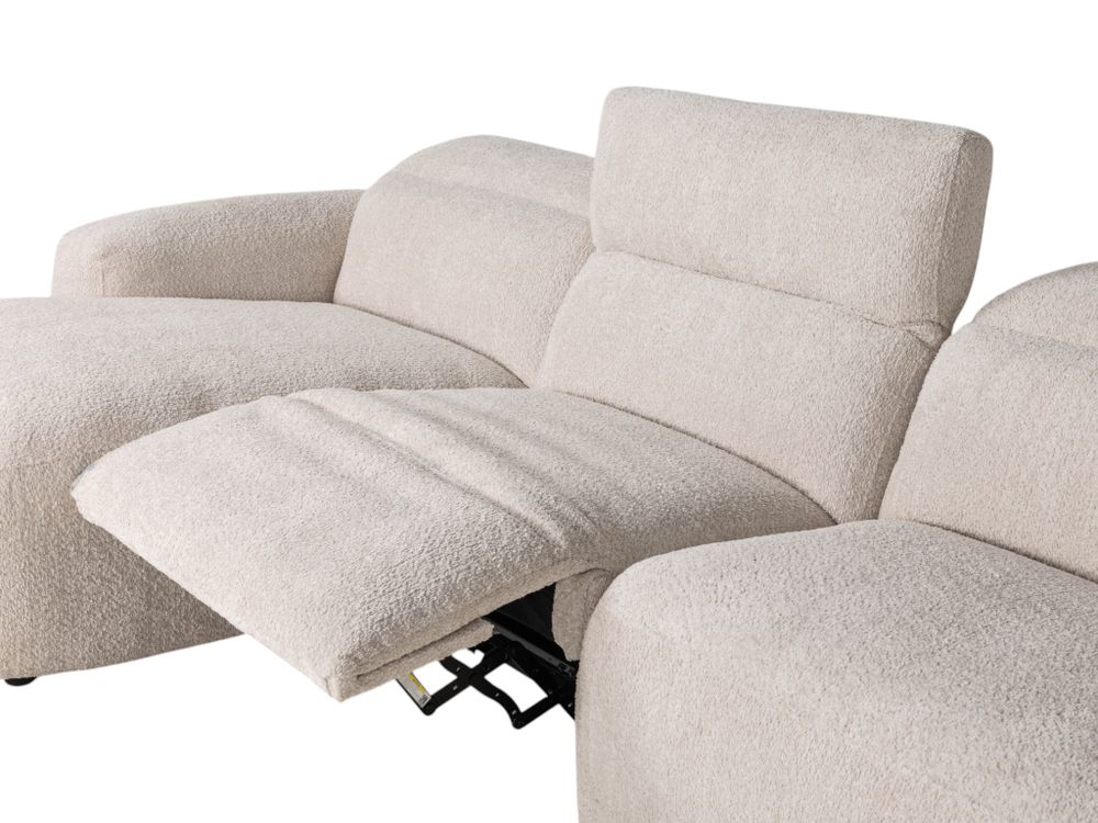 Hoekzetel met elektr. relaxen HOPPER - Crème C-KUK-30-HKS1