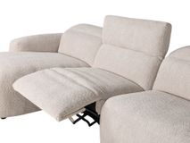 Hoekzetel met elektr. relaxen HOPPER - Crème C-KUK-30-HKS1