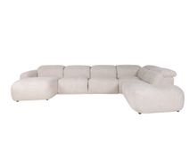 Hoekzetel met elektr. relaxen HOPPER - Crème C-KUK-30-HKS1