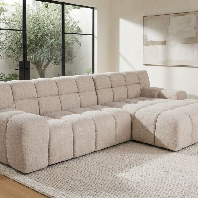 Hoekzetel LIVIA - Beige