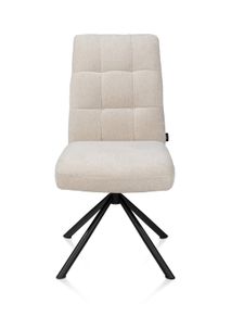 Draaibare eetkamerstoel SILVA - Crème HEH 55242CRE