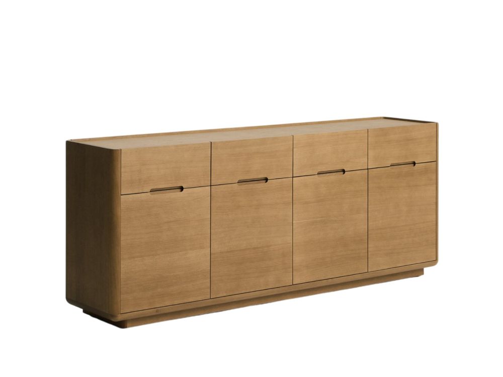 Dressoir ARELIDA - Lichtbruin eikenhout KAV M00191MO11