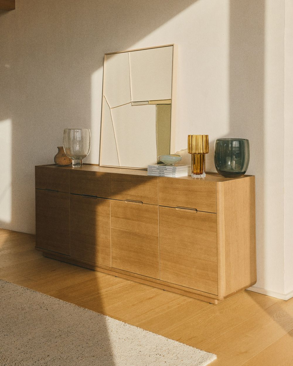 Dressoir ARELIDA - Lichtbruin eikenhout KAV M00191MO11