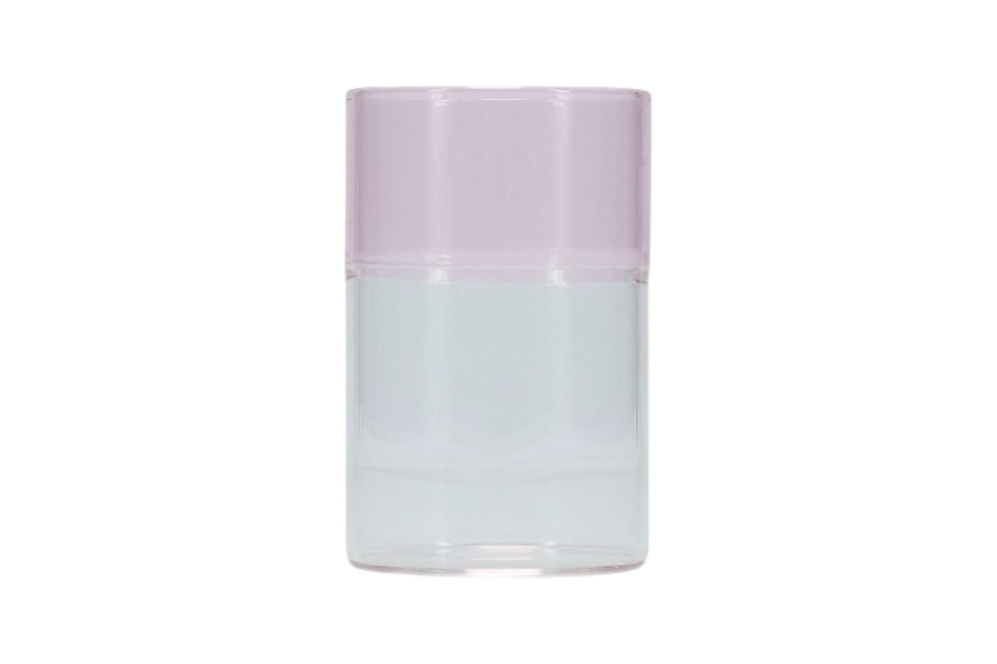 Set van 2 glazen CRUSE - Transparant/Roze ART 707348
