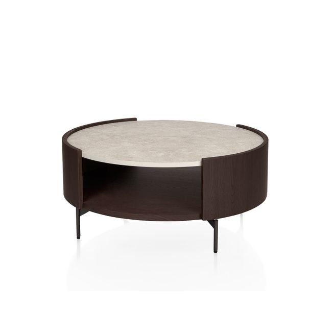 Salontafel MODESTO - Hout / steenlook