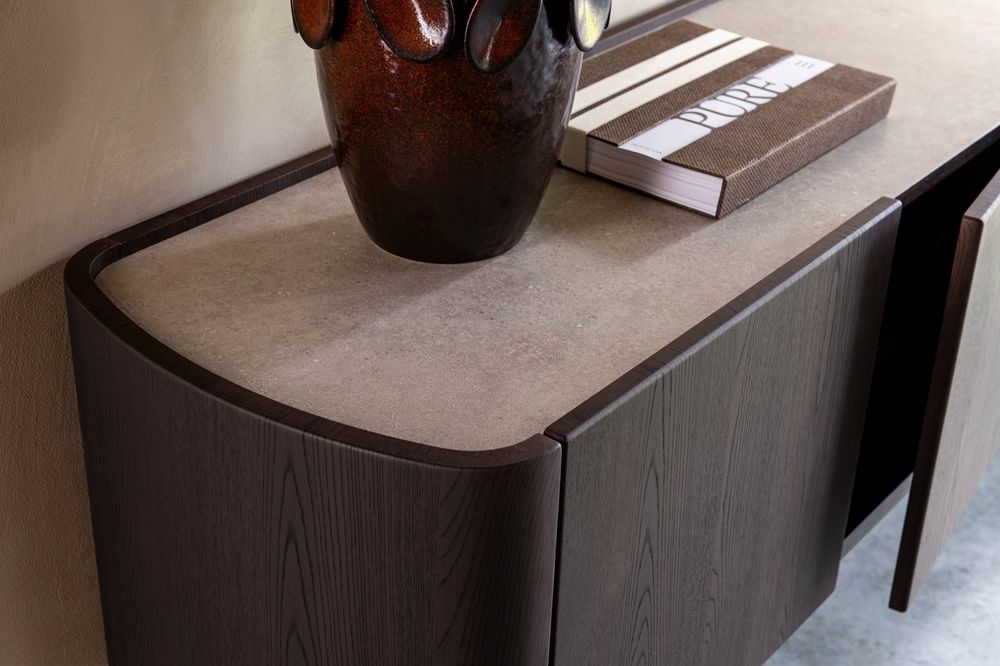 Dressoir MODESTO - Hout / steenlook XOO 56635-CLA