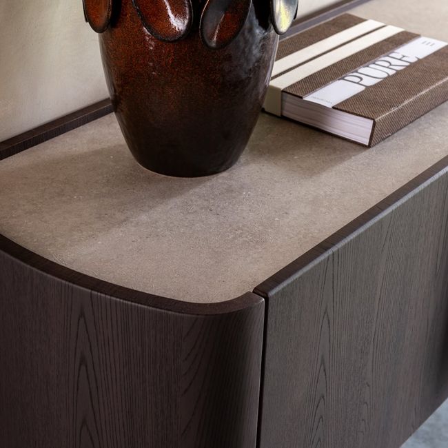 Dressoir MODESTO - Hout / steenlook